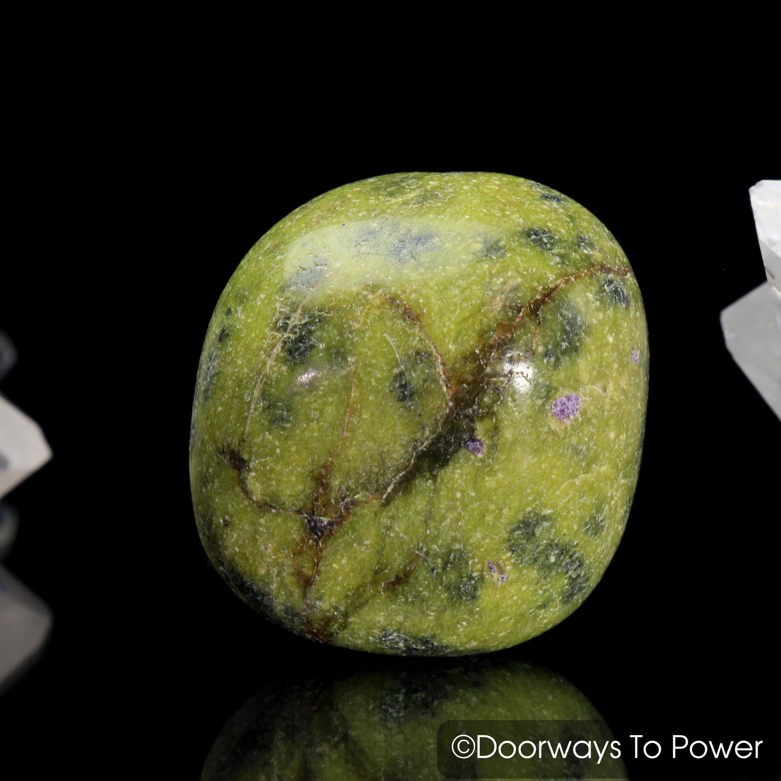 Atlantisite Tumbled & Polished Stone (Serpentine & Stichtite)