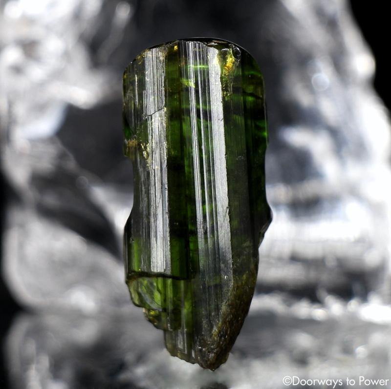 Hand Carved Emerald Crystal Skull 