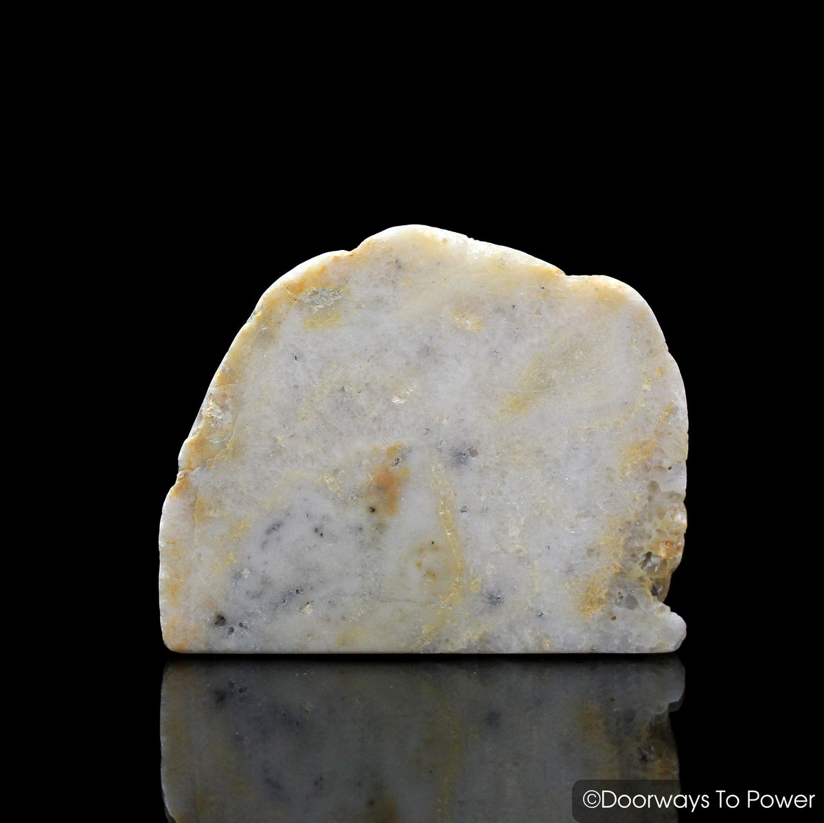 Honey Cream Azeztulite Crystal Altar Stone Azozeo Activated