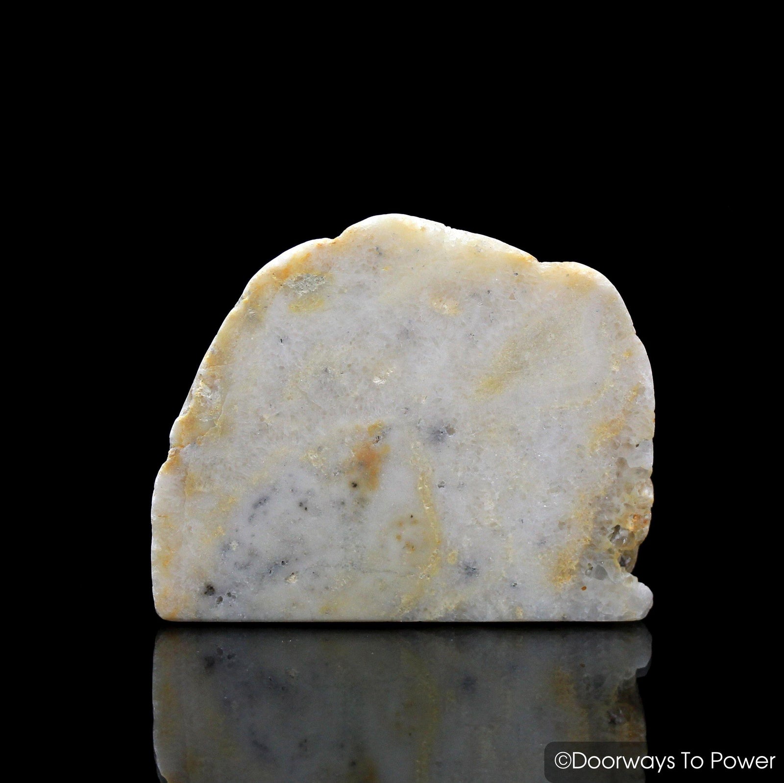 Honey Cream Azeztulite Crystal Altar Stone Azozeo Activated