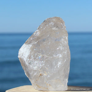 Big Satyaloka Azeztulite Altar Stone Azozeo Super Activated Crystal SQC-1