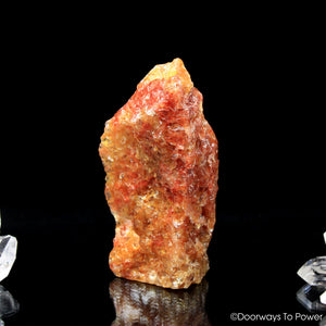 Himalaya Red Gold Azeztulite Crystal Altar Stone Azozeo Activated