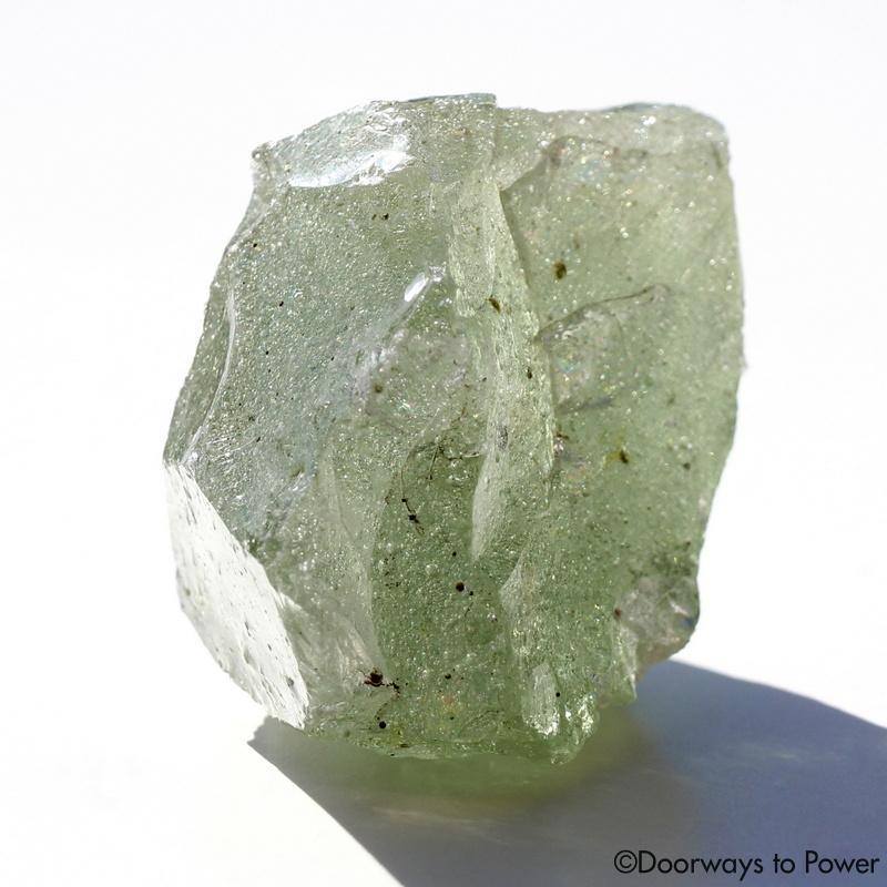 Tibetan Green Sea Foam Elder Andara Crystal 'Mahatmas Wisdom'
