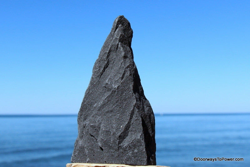 Black Azeztulite Altar Stone Azozeo Super Activated