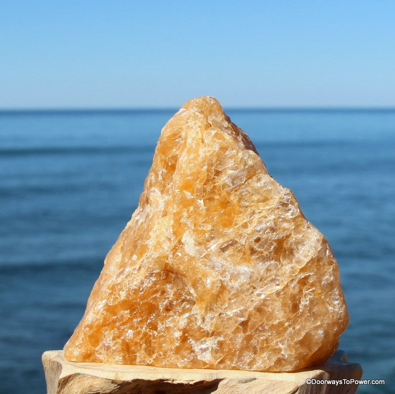 Himalaya Gold Azeztulite Altar Stone Azozeo Super Activated