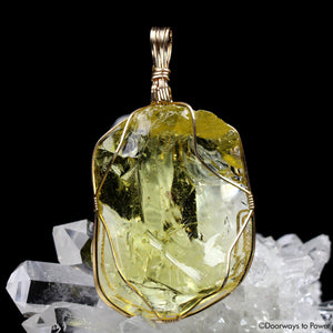 Dynamic Helidor Andara Crystal Pendant 14k 'Divine Will'