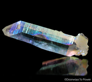 Angel Aura Quartz DT Pleiadian Starbrary Record Keeper Twin Crystal