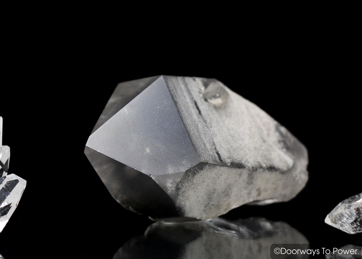 Black Phantom Lemurian Crystal
