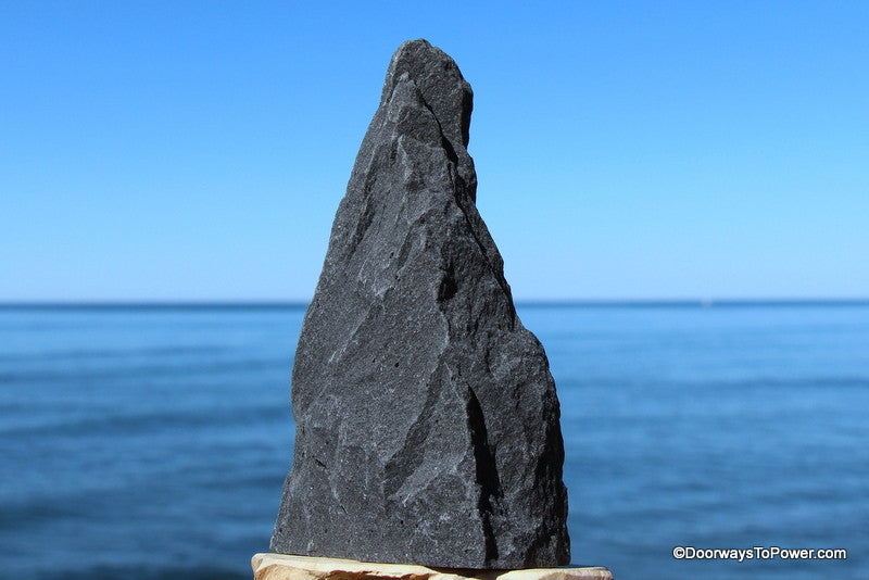 Black Azeztulite Altar Stone Azozeo Super Activated