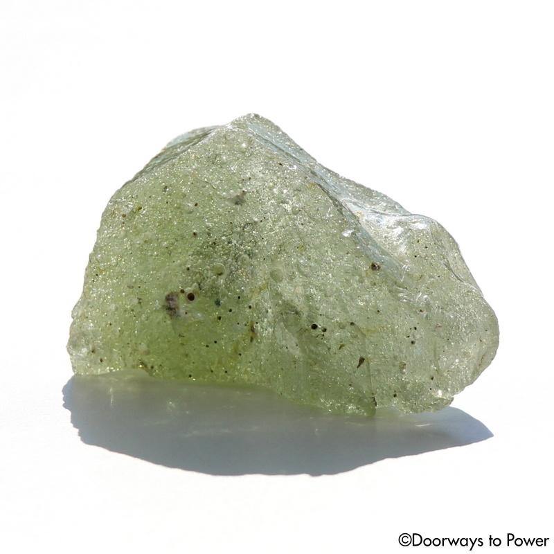 Tibetan Green Sea Foam Elder Andara Crystal 'Mahatmas Wisdom'