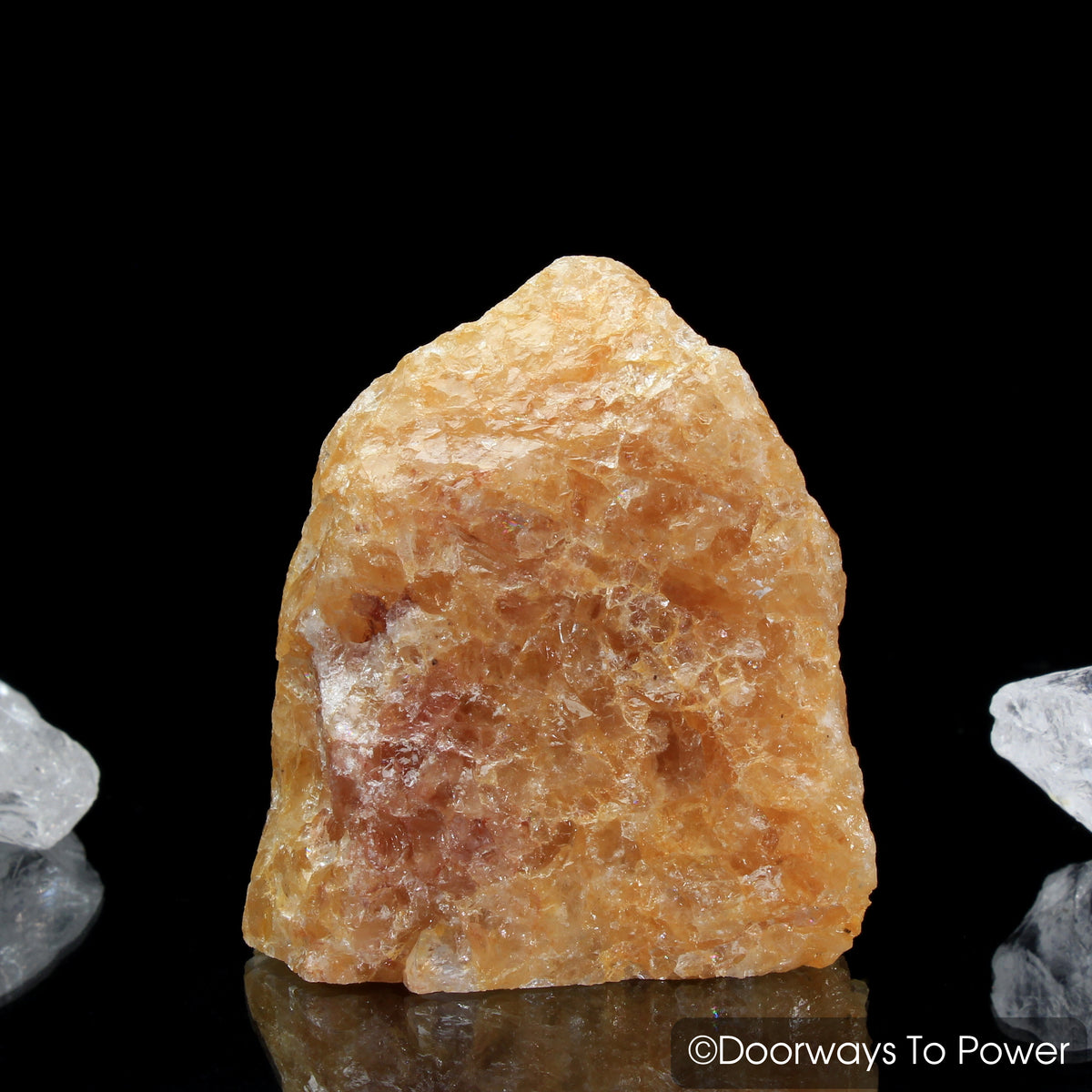 Himalaya Gold Azeztulite Quartz Crystal Altar Stone Azozeo Activated