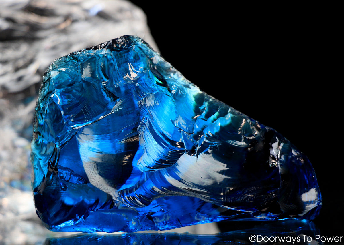 Electric Blue Atlantean Monatomic Andara Crystal