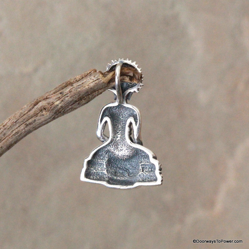 Buddha Moldavite Pendant