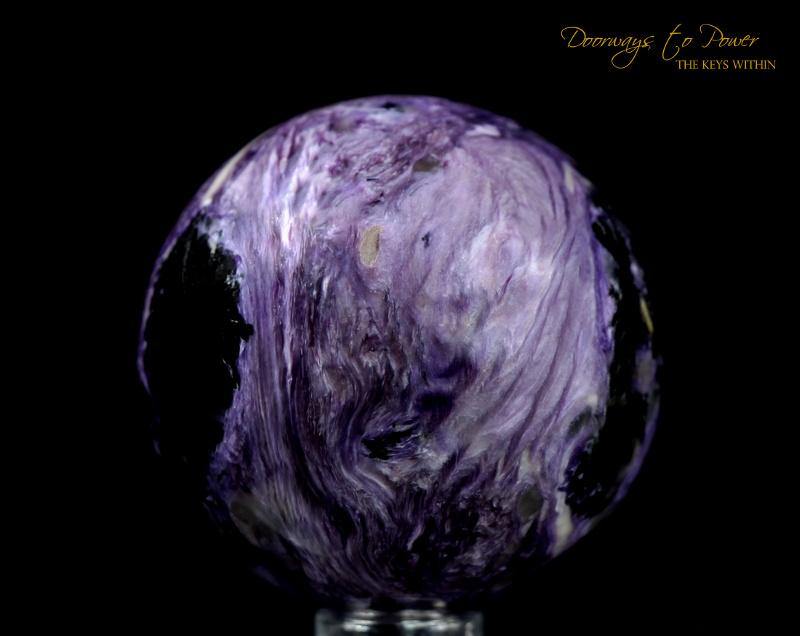 Charoite Crystal Sphere