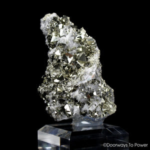 Golden Pyrite Crystal Specimen Peru 'Abundance & Manifestation'