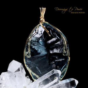 Blue Prism of Lyra Andara Pendant 7D 14k