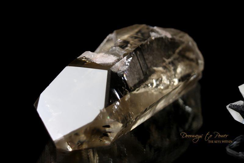 Golden Lemurian Record Keeper Dow Crystal 'Light Language' 9D