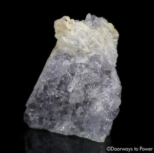 Rare Lavender & White Herderite Synergy 12 Stone Crystal