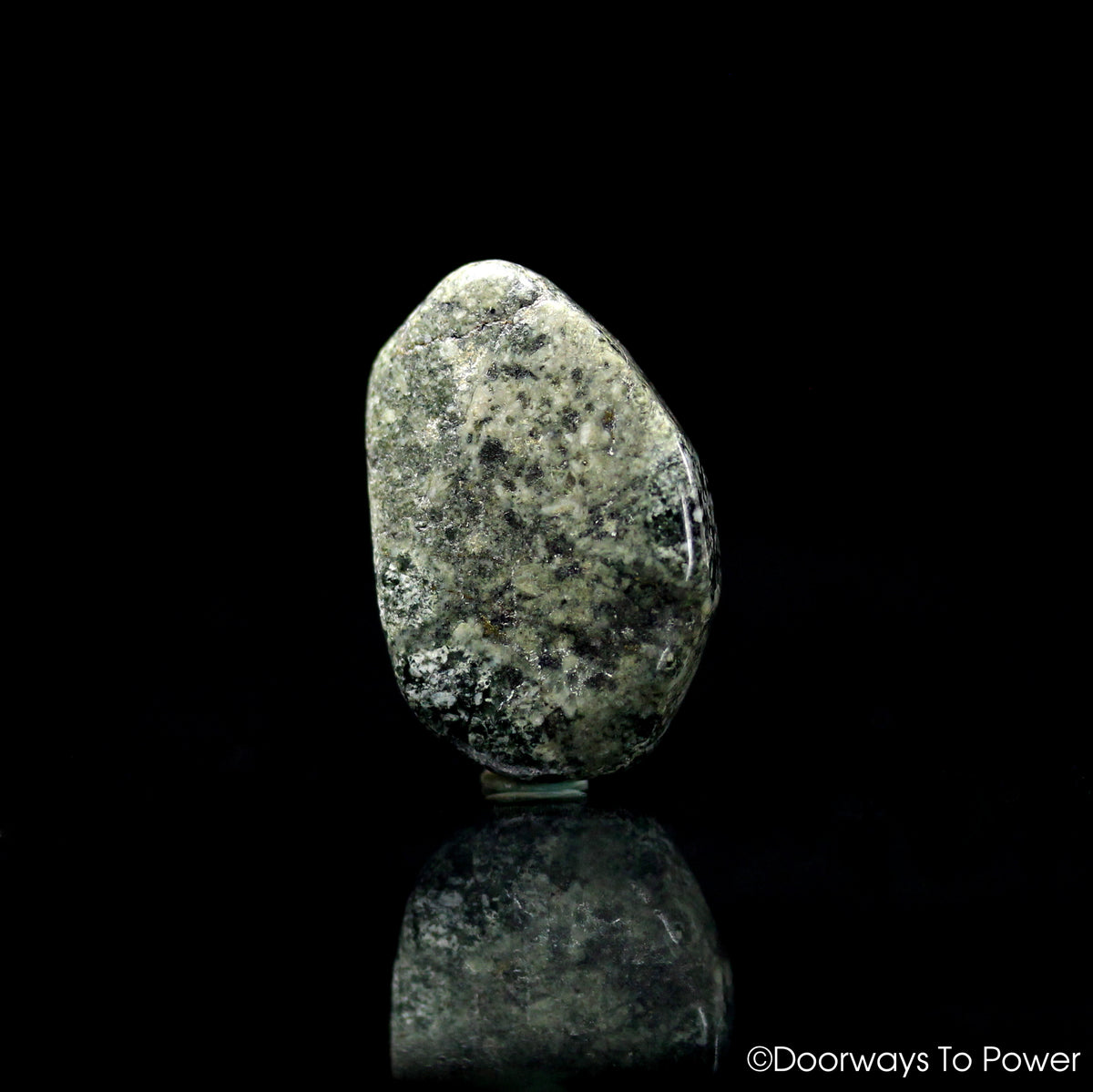 Shadow Lemurian Jade Tumbled & Polished Gemstone