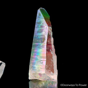 Angel Aura Colombian Lemurian Portal Time Link Record Keeper Crystal