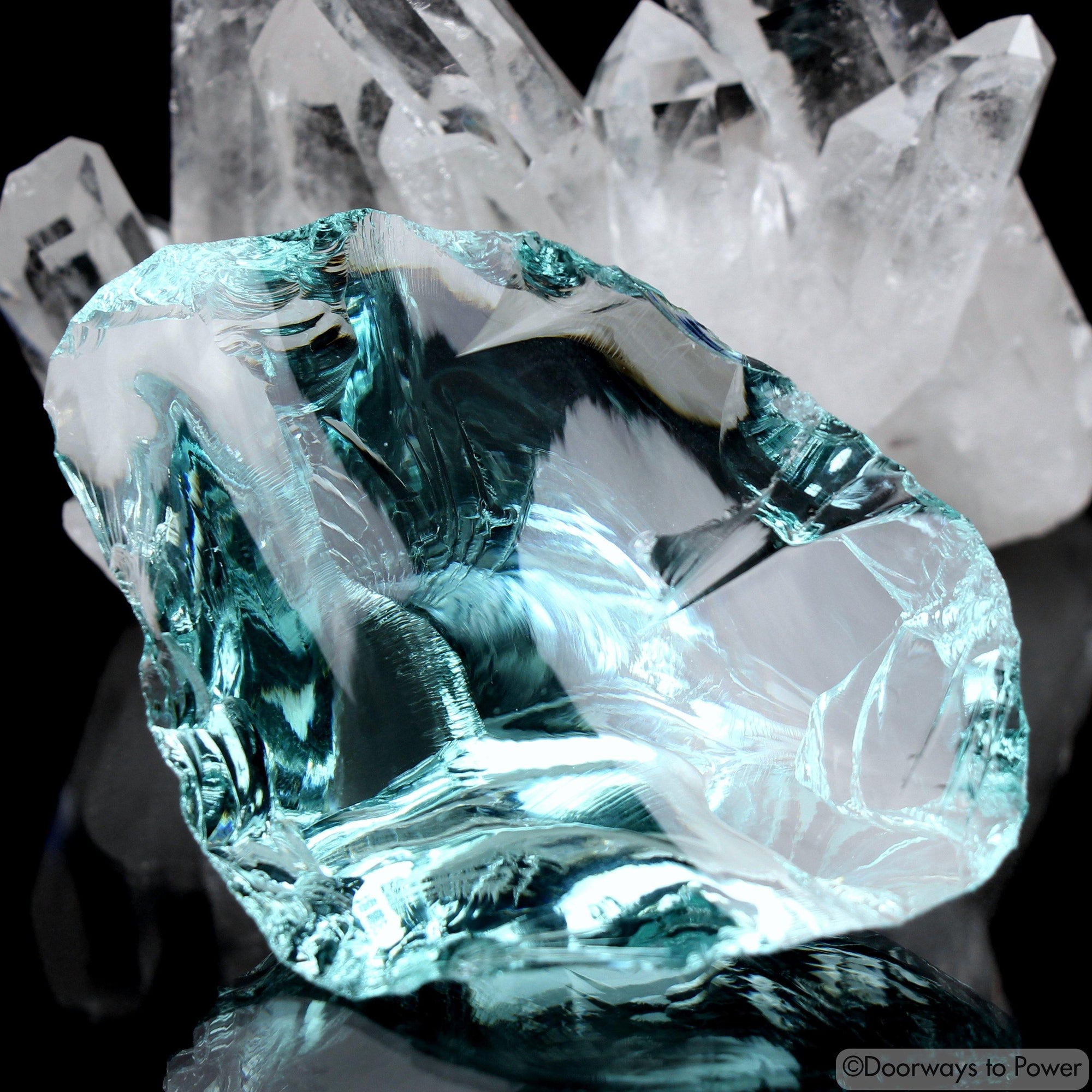 Gem Aqua Serenity Monatomic Andara Crystal