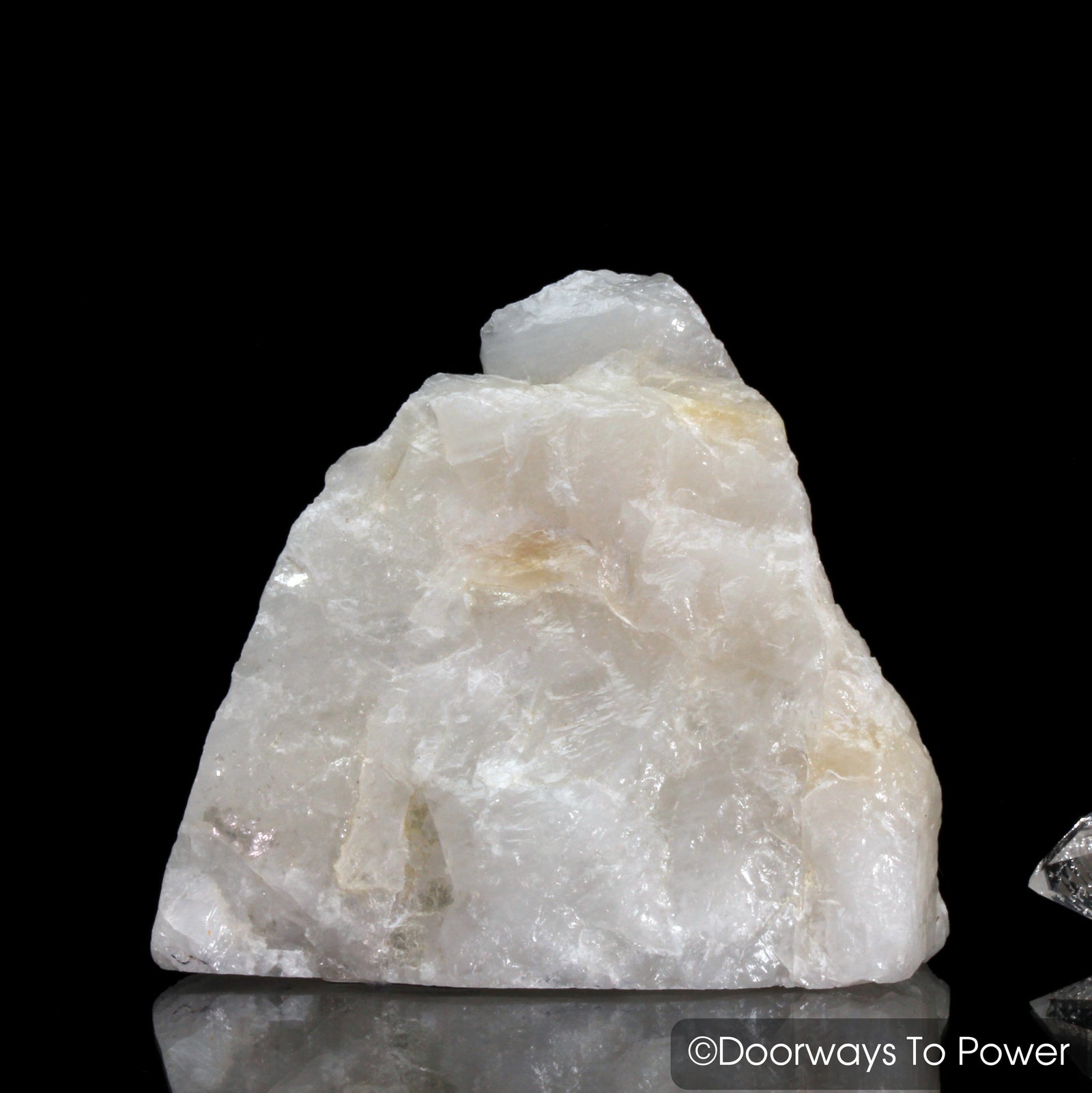 White Azeztulite Crystal Altar Stone Synergy 12