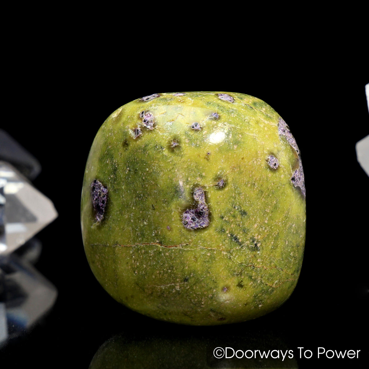 Atlantisite Tumbled & Polished Stone (Serpentine & Stichtite)