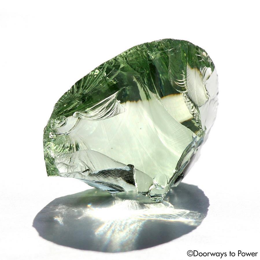 Terra Olive Earth Shaman Andara Crystal 'One Who Sees in the Dark'