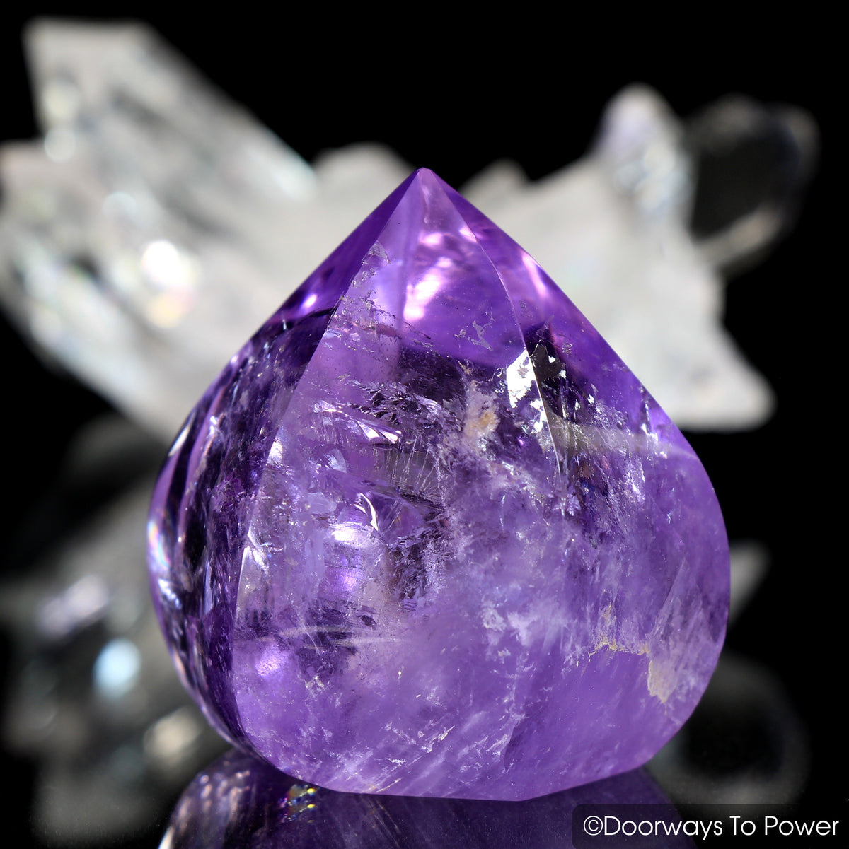 John of God Amethyst Casa Healing Crystal Point