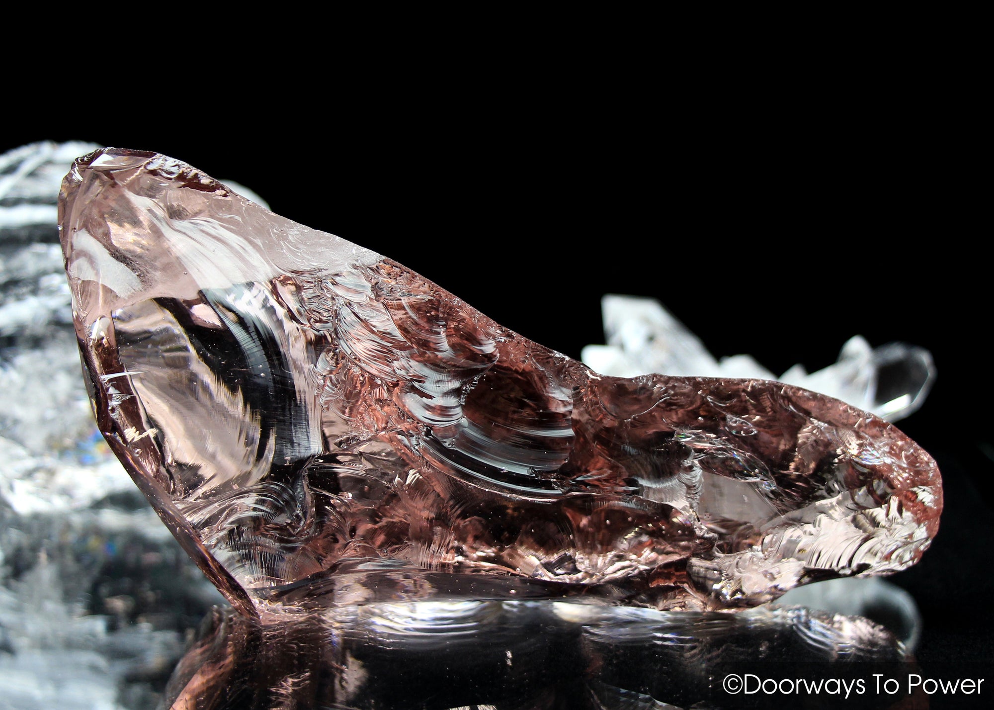 HGW Pink Lady Nellie Monatomic Andara Crystal 'Heart of God Within'