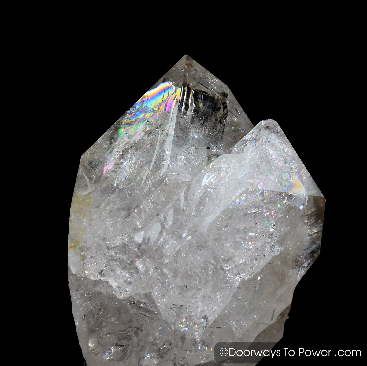 Herkimer Diamond Double Terminated Tantric Twin Record Keeper Crystal 'TWIN SOULS'