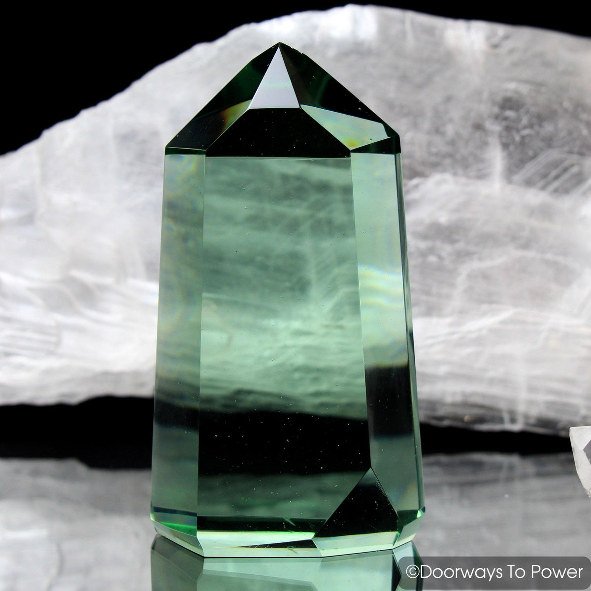 John of God Casa Crystal Green Obsidian Blessed & Energized 