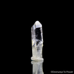 Satyaloka Clear Azeztulite Crystal Point - Diamond Face