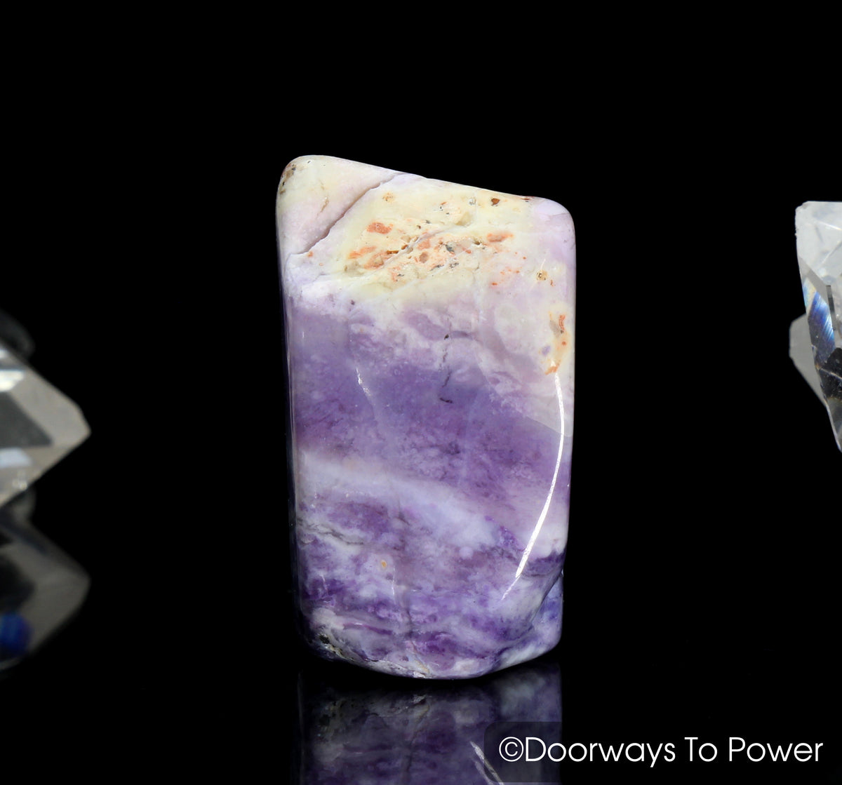 Violet Flame Opal Crystal Polished & Tumbled Stone