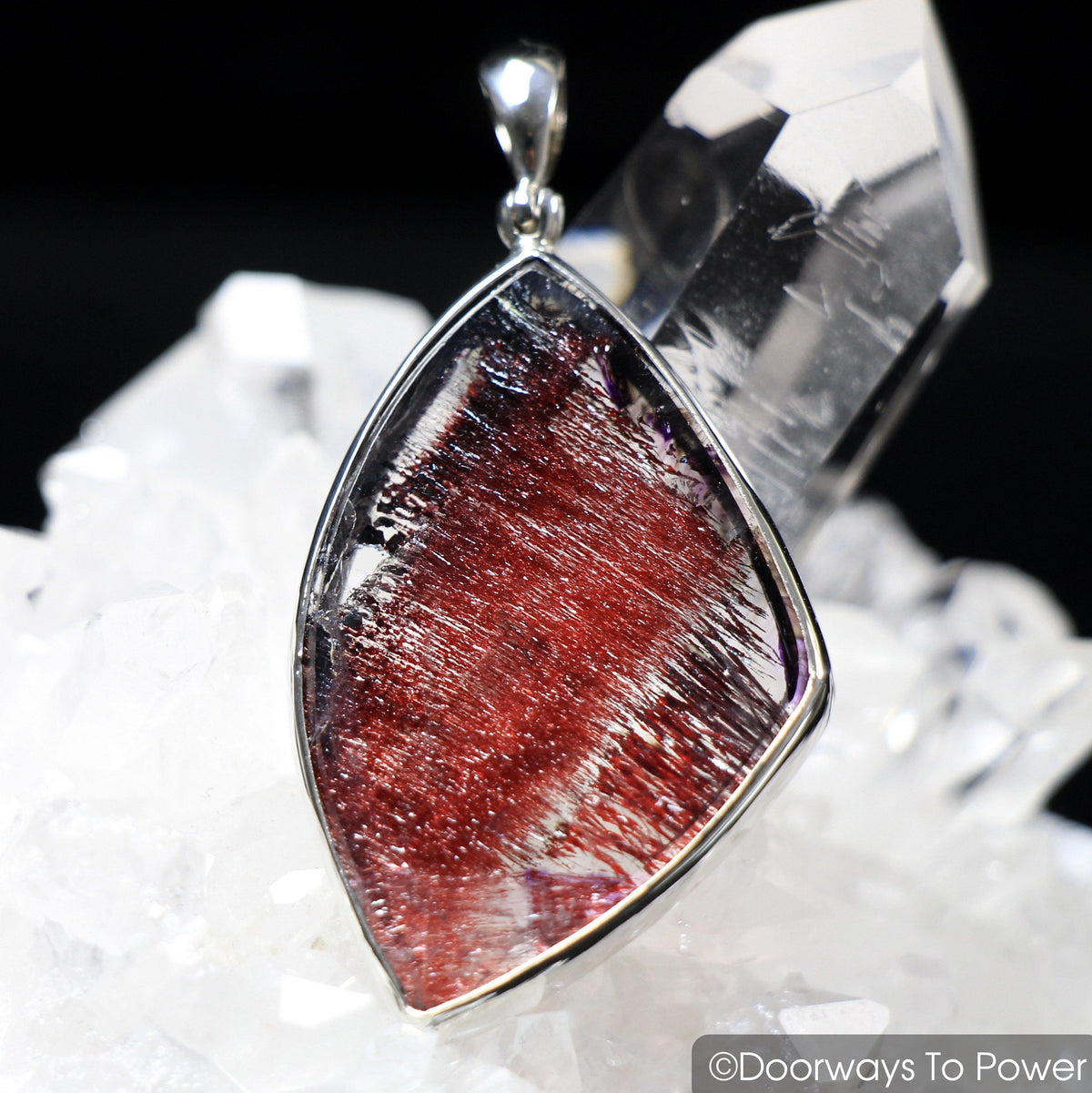 Melody Stone Super 7 Quartz Crystal Pendant