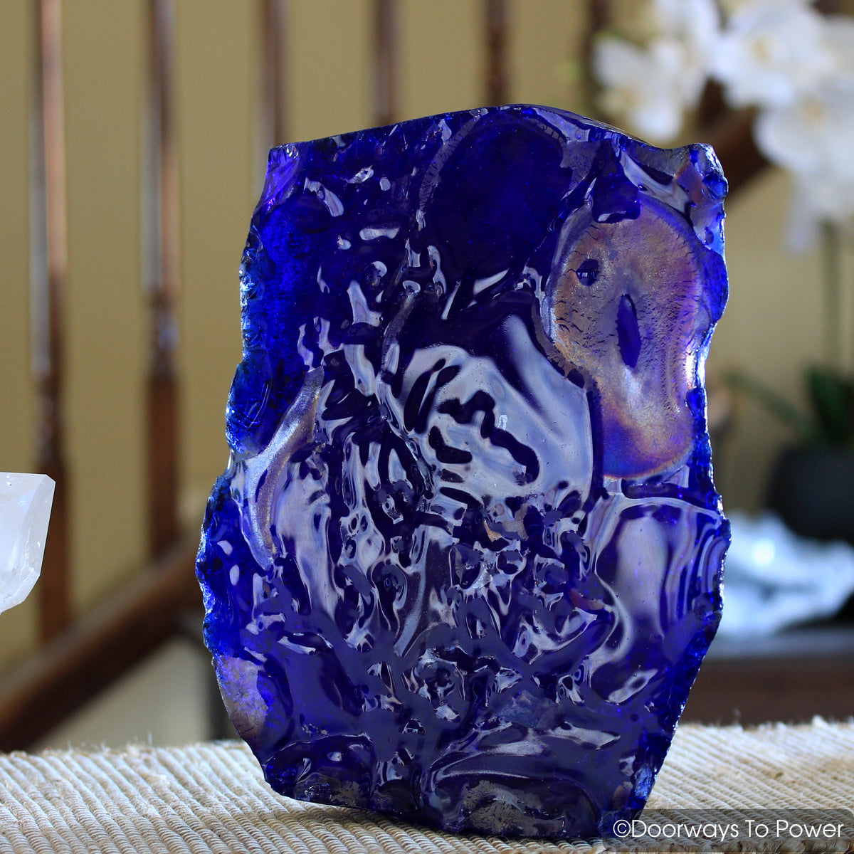 Tanzanite Fire Monatomic Andara Crystal Sculpture