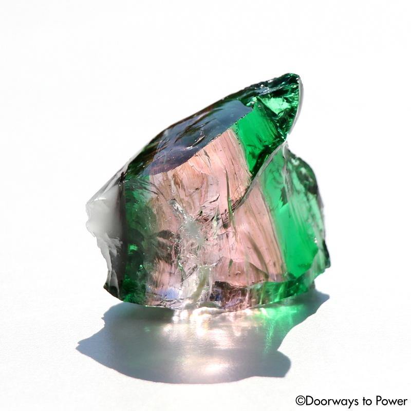VENUS (IAN) PINK Emerald Thoth Bi Color Andara Crystal 'Ultra Rare'