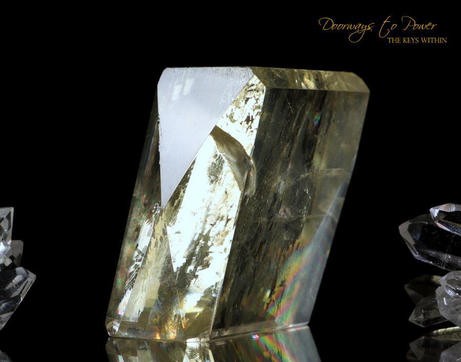 Golden Optical Calcite Crystal 'Multi Dimensional Awareness'