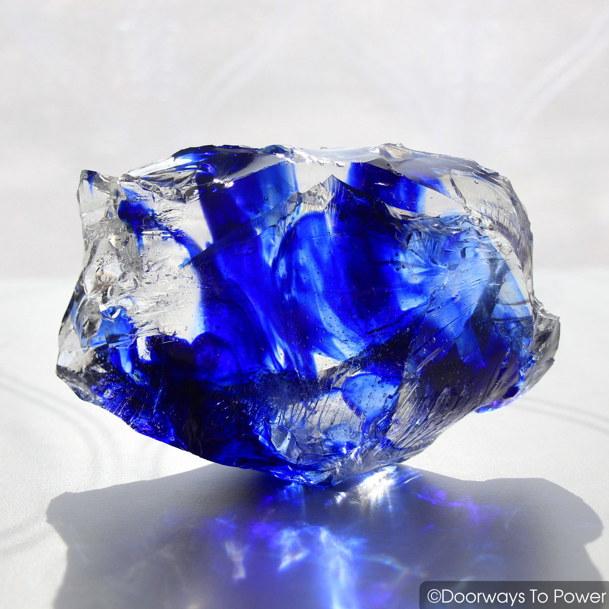 Tanzanite Fire & Elestial Starlight Monatomic Andara Crystal 'ARCTURIAN STAR-SHIP' 5D