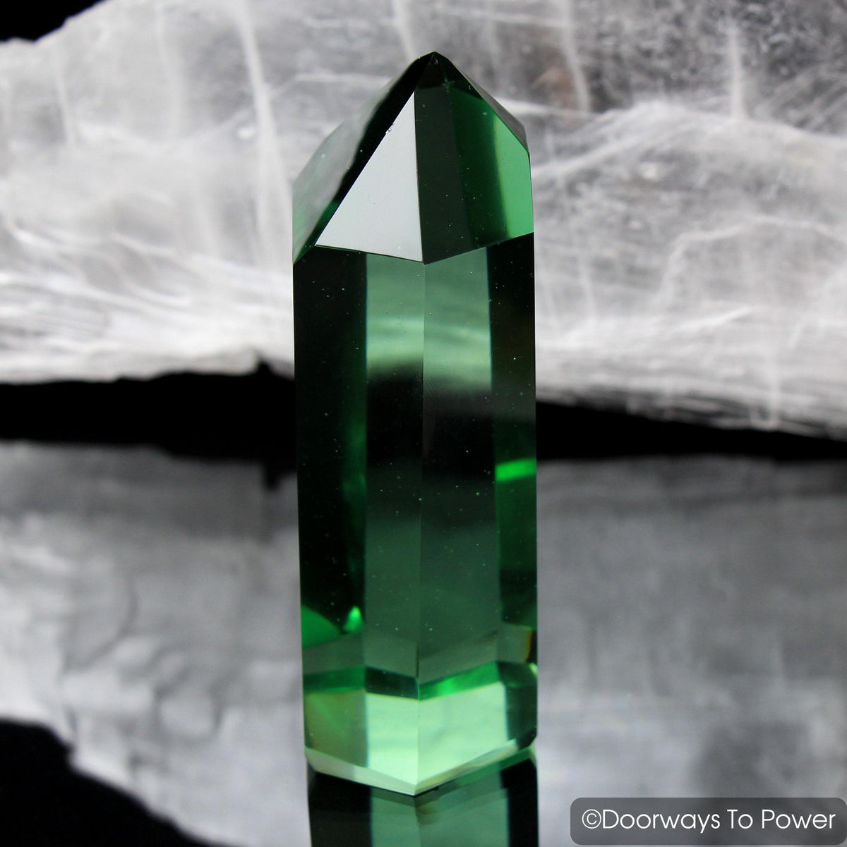 John of God Casa Crystal Green Obsidian Blessed & Energized 