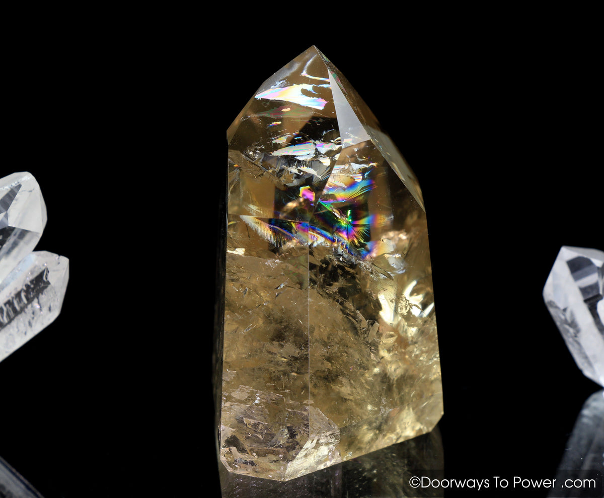 John of God Crystal Citrine Temple Heart Dow 'Manifest' Casa Crystal