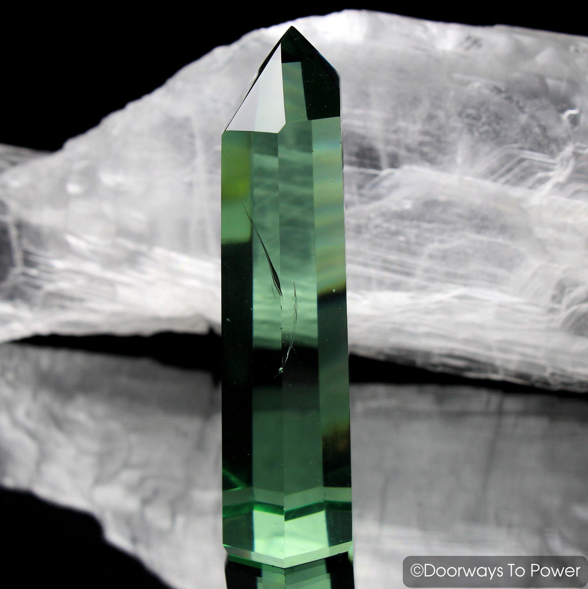 John of God Green Obsidian Casa Crystal Blessed & Energized