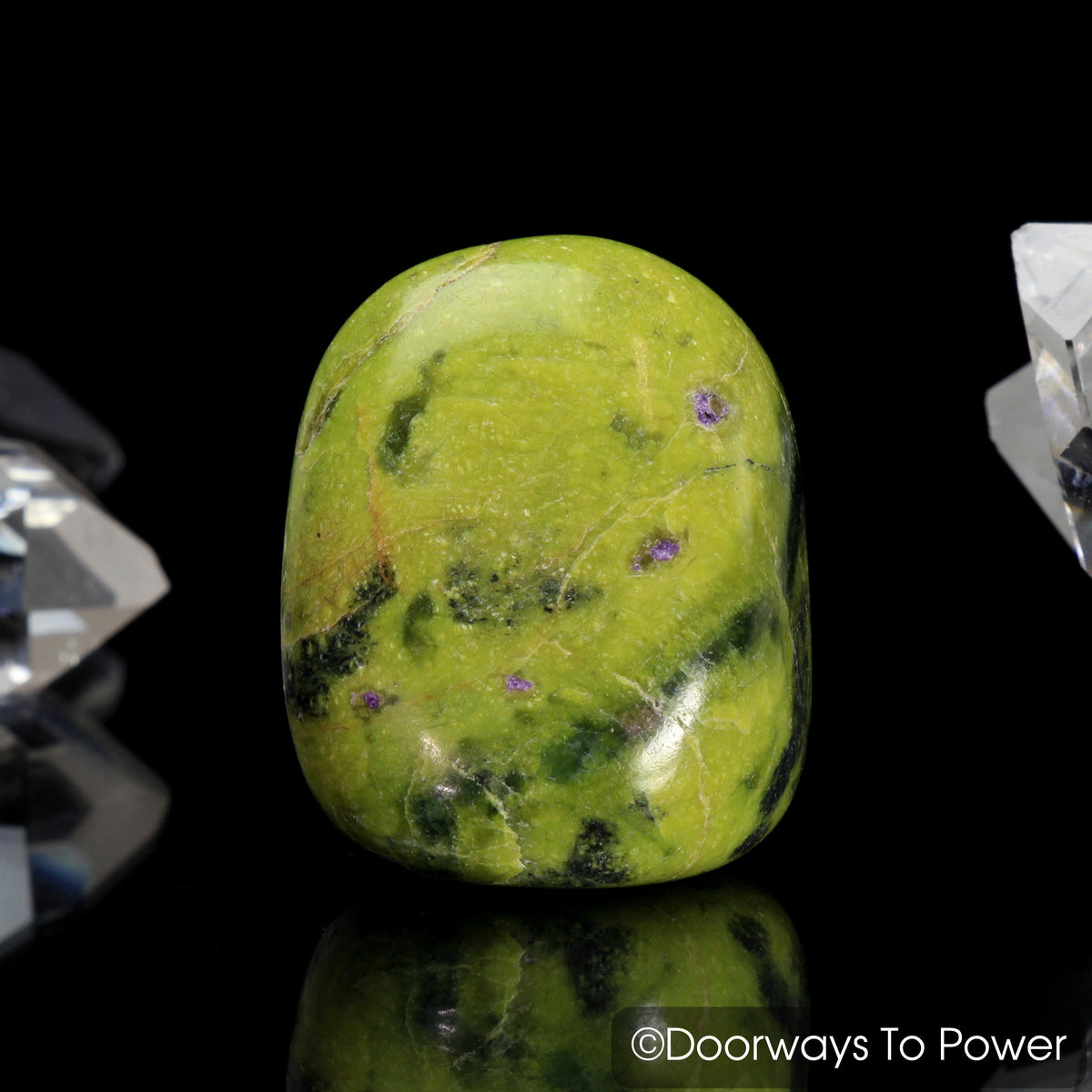 Atlantisite Tumbled & Polished Stone (Serpentine & Stichtite)