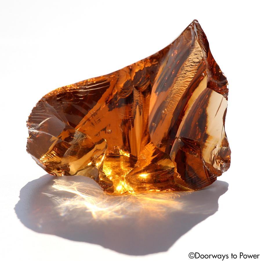 Lemurian Etherium Gold Andara Crystal 'Light Essence'