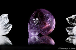 Magical Amethyst Galactic Star Guardian Crystal Skull
