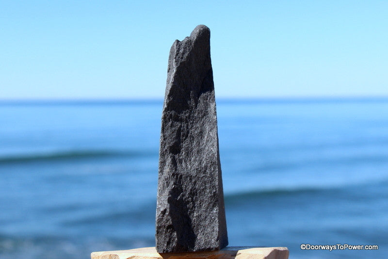 Black Azeztulite Altar Stone Azozeo Super Activated