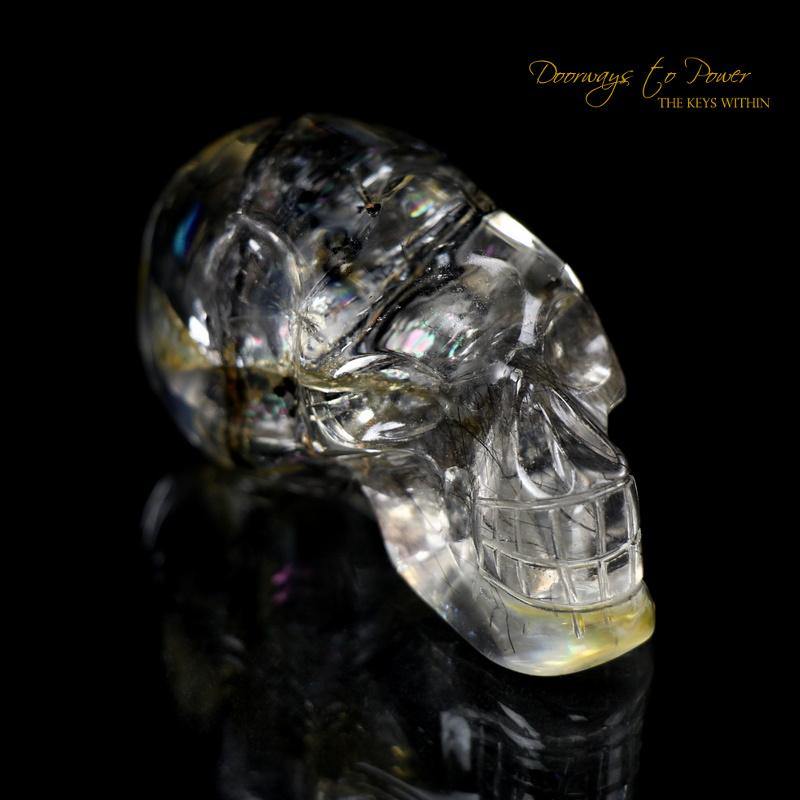 Akhenaten Elongated Crystal Skull 