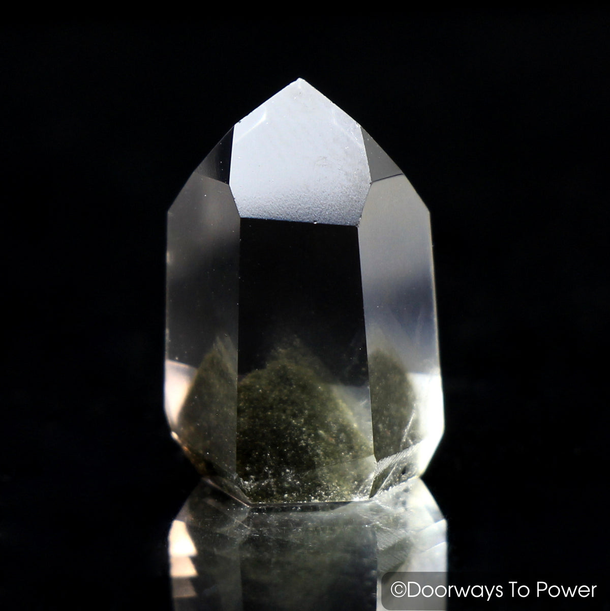 Brookite in Quartz Dow Crystal Point | Synergy 12