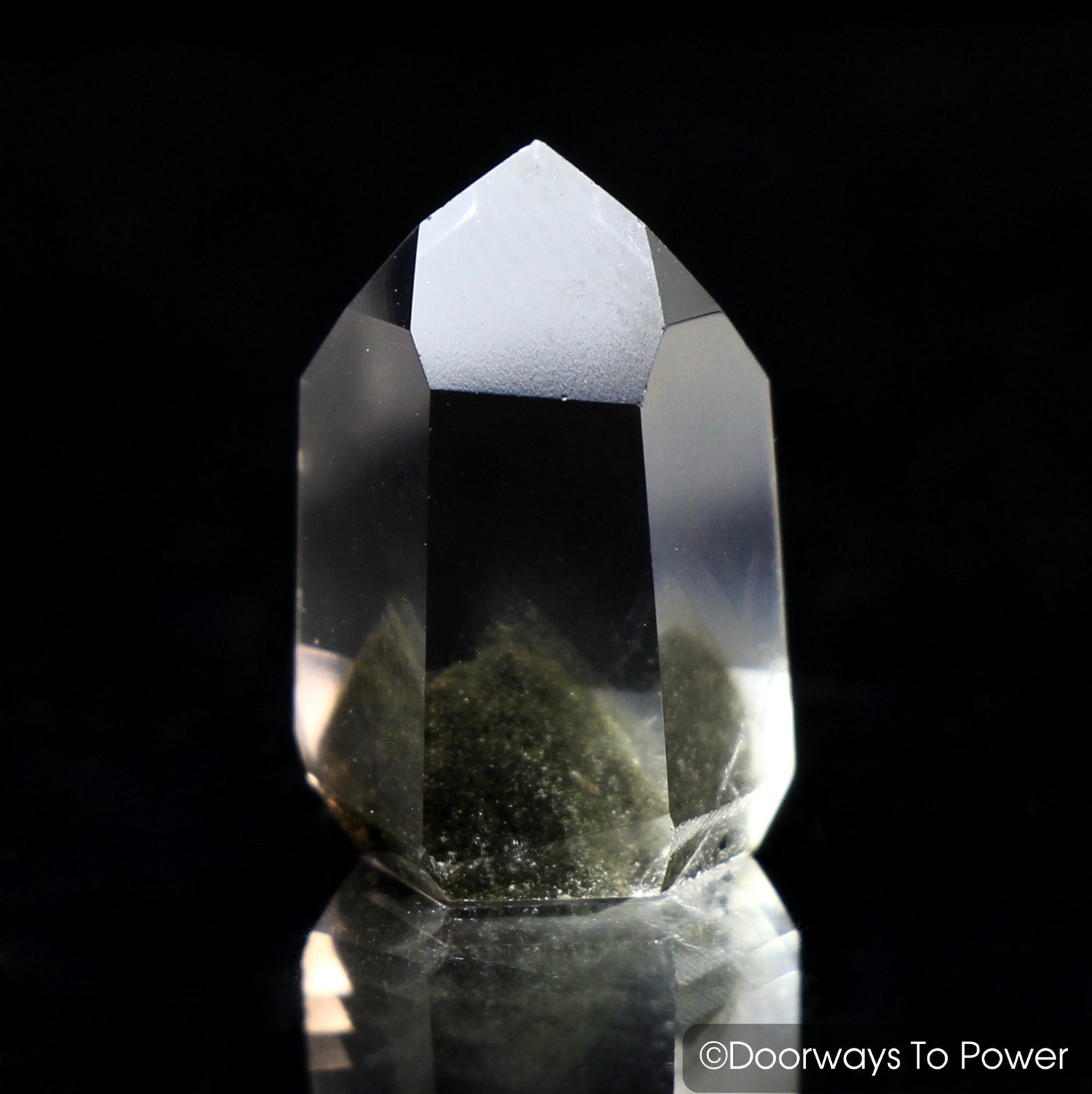 Brookite in Quartz Dow Crystal Point | Synergy 12