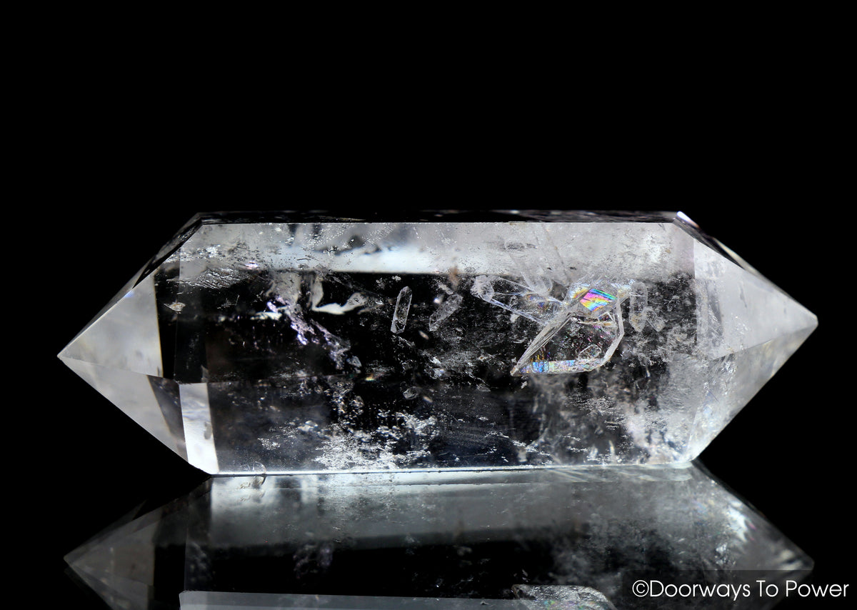 John of God Crystal Double Terminated Generator Quartz Wand Casa Crystal